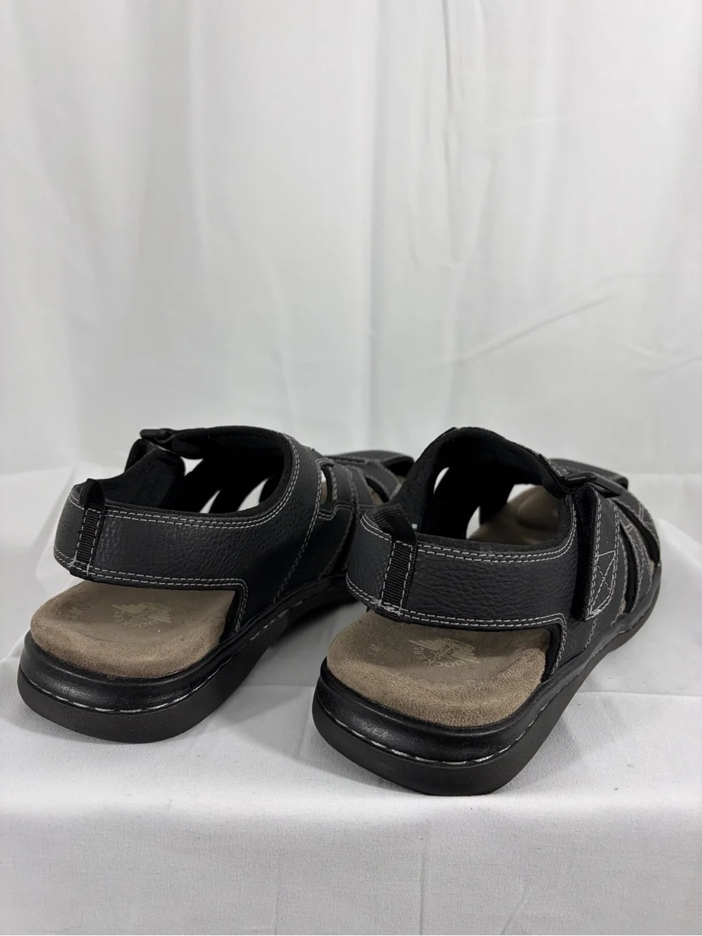 NWT Dockers Men's Size 9W Black Casual Fisherman Sandals
